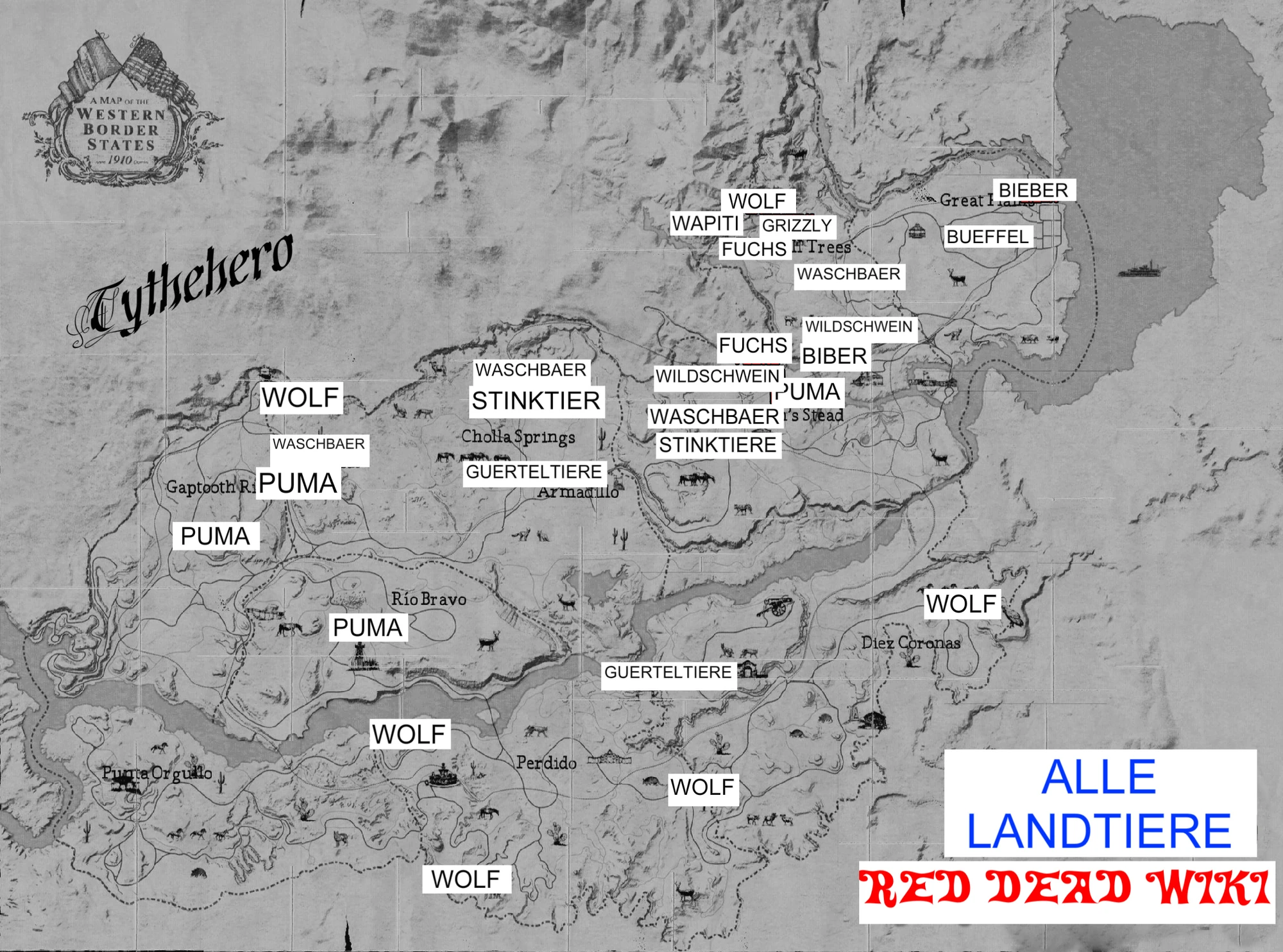 Tiere in Red Dead Redemption | Red Dead Redemption Wiki | FANDOM