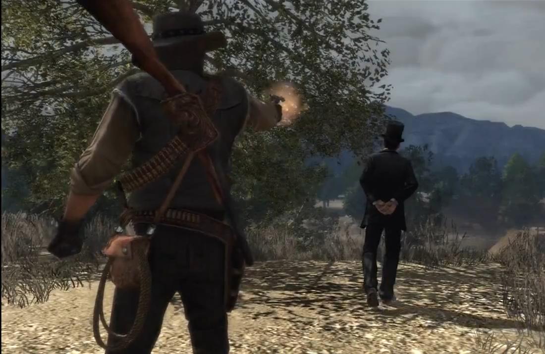 Image result for red dead redemption jack standing over dad's grave