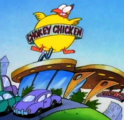 Image result for The Chokey Chicken from Rocko's Modern Life