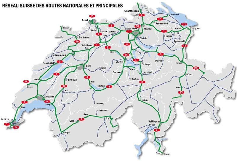 Liste des routes nationales suisses en service WikiSara FANDOM