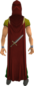 Attack cape equipped
