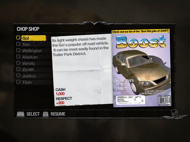 File:Go! - Downtown Chop Shop list in Saints Row 2.jpg