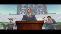 ... and a Better Life Intro - Dane in front of the Saints Row Church