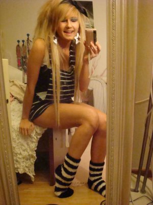 Chubby Blonde Teen Ass