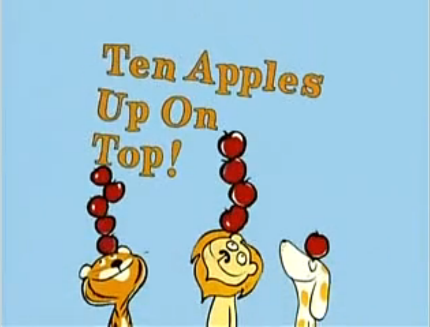 dr seuss apples up on top