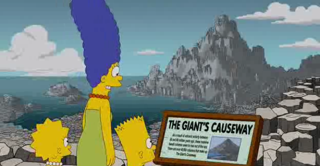 Image result for simpsons giant's causeway