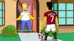 Homer and Ronaldo