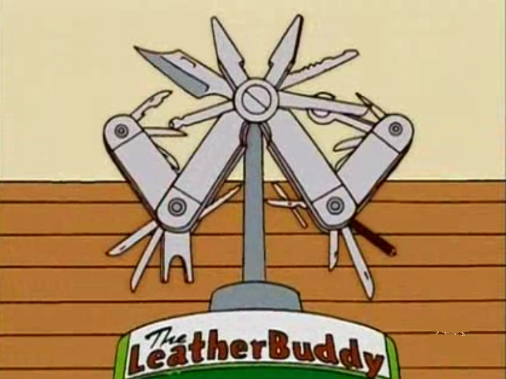 Leather Buddy multifunction knife Simpsons Wiki Fandom powered by