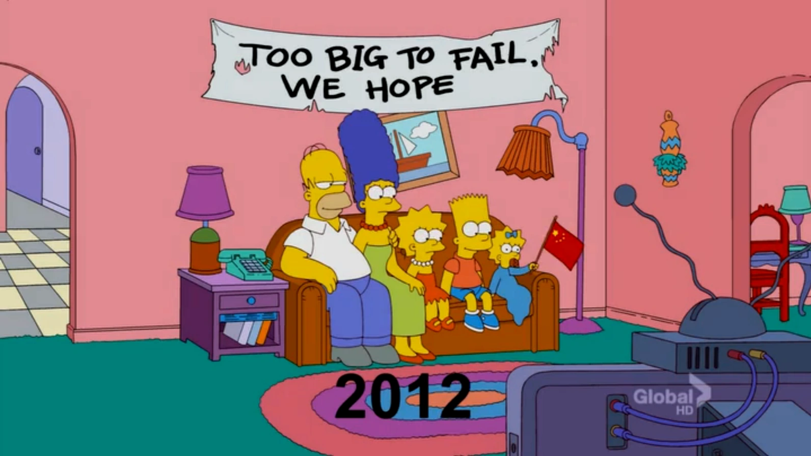 The Simpsons, «Them, Robot», «Too big to fail»