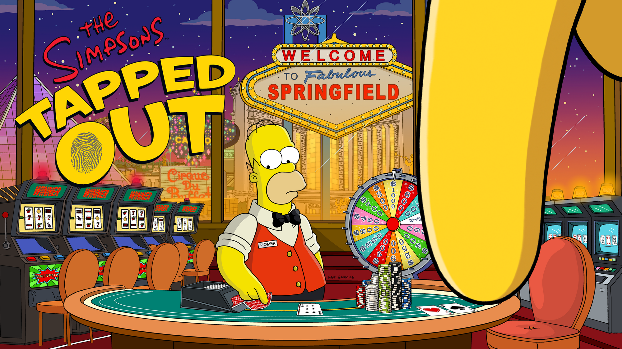 Tapped Out Burns Casino