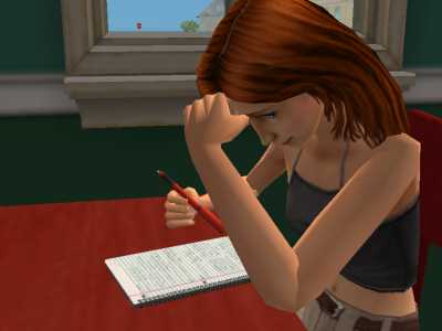 Children homework sims 3