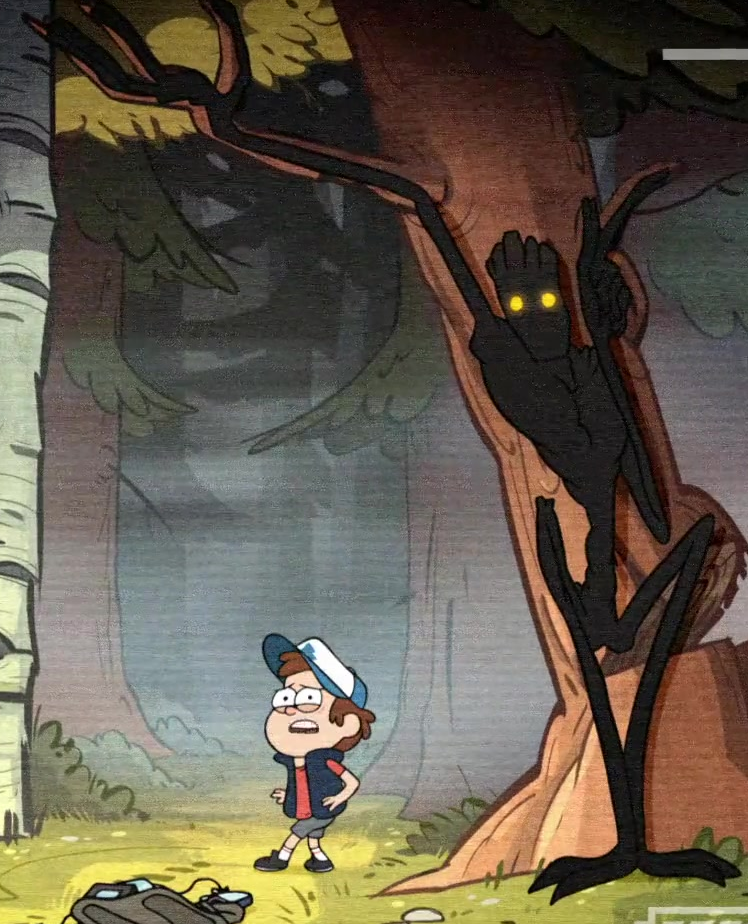 hidebehind, Dipper, Dipper Pines, Mabel, Gravity Falls, anime, cartoon, legend, myth, folklore, story, flashfiction, microfiction, goodread, mustread, creepyread, booknerd,