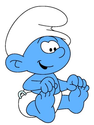 Výsledek obrázku pro baby smurf