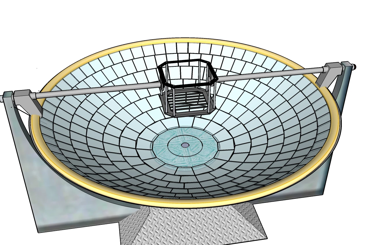 Image Parabolic cooker with mirrors.jpg Solar Cooking Fandom