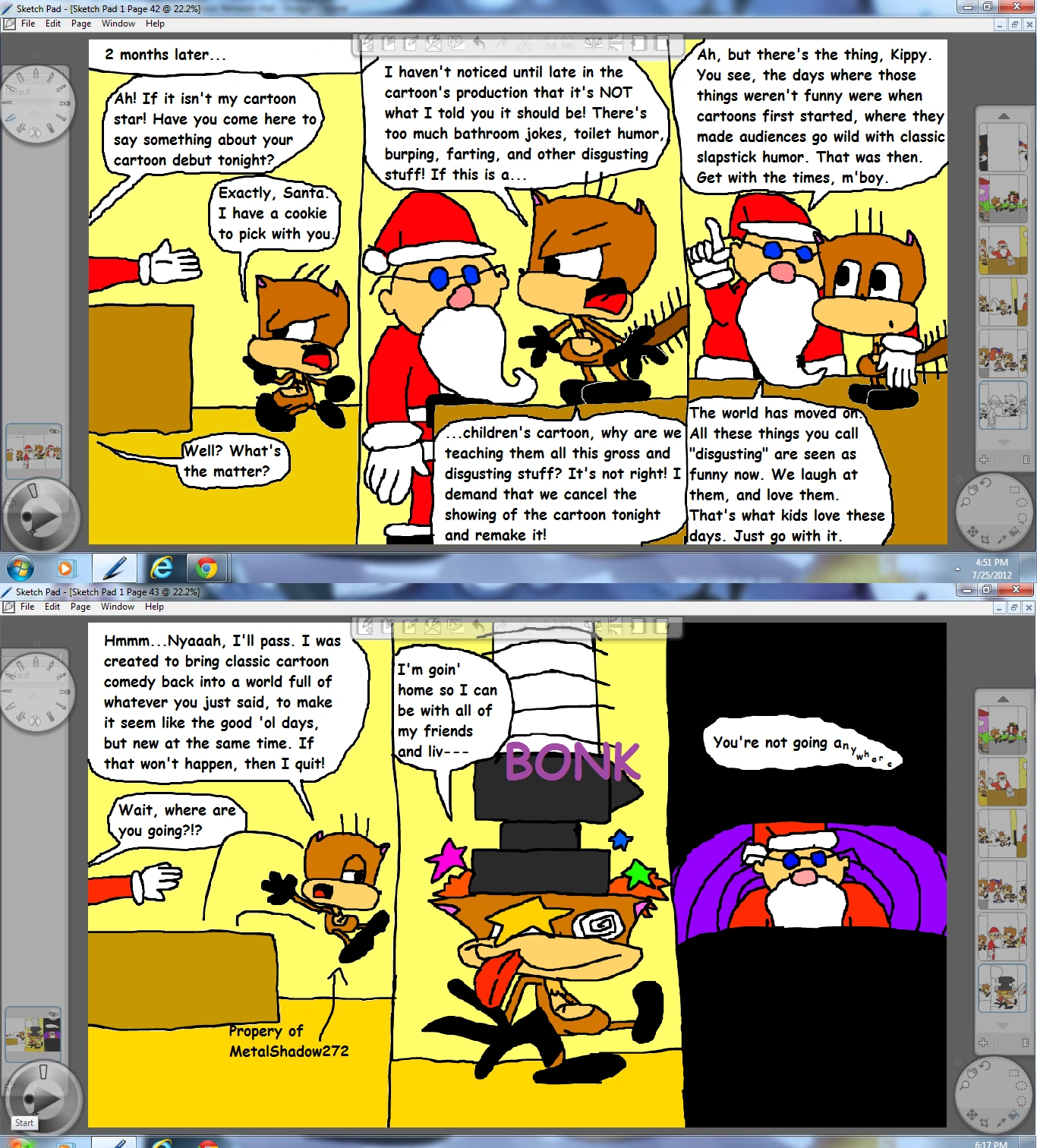 Kippy's Cartoon Dillema