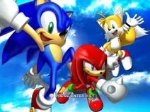 Sonic Heroes Title Screen