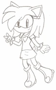 Melissa the Hedgehog Uncolored HYRO
