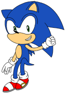 Sonic the Hedgehog (Sonic Colors pose)
