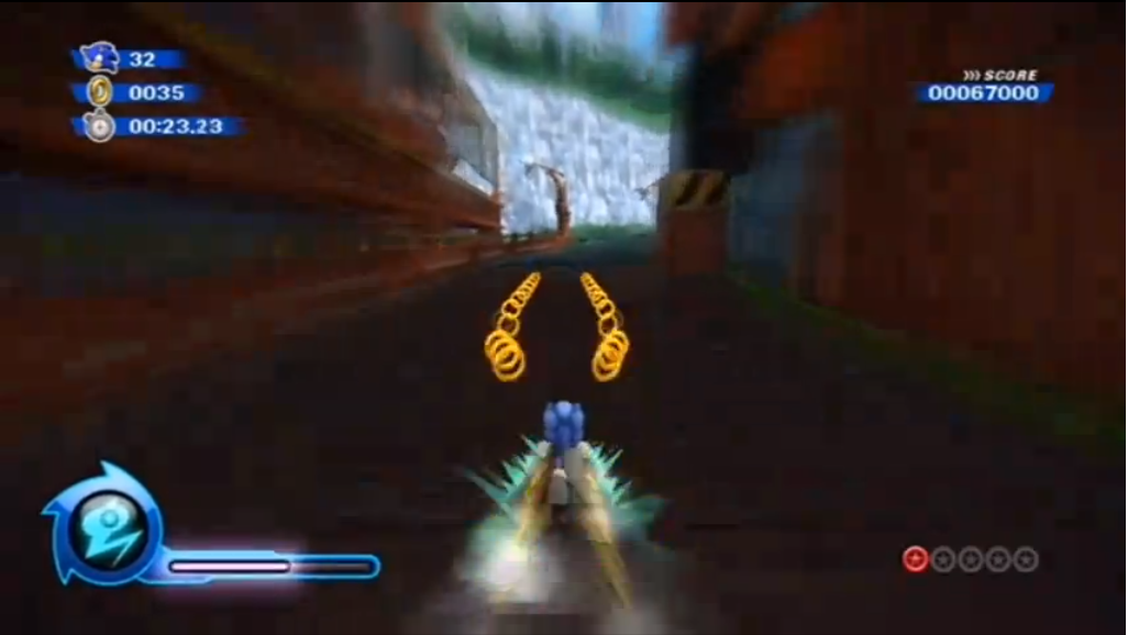 sonic the hedgehog with turbo boost