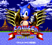 Sonic CD Game Logo