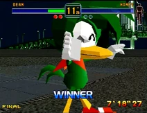 FM Bean Victory Pose