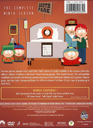 South Park The Complete Ninth Season - Back Cover