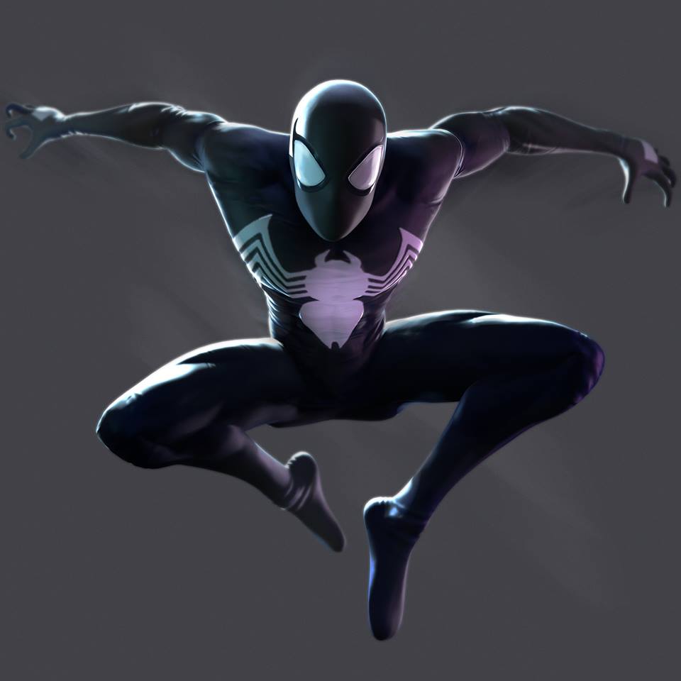 black spiderman suit no way home