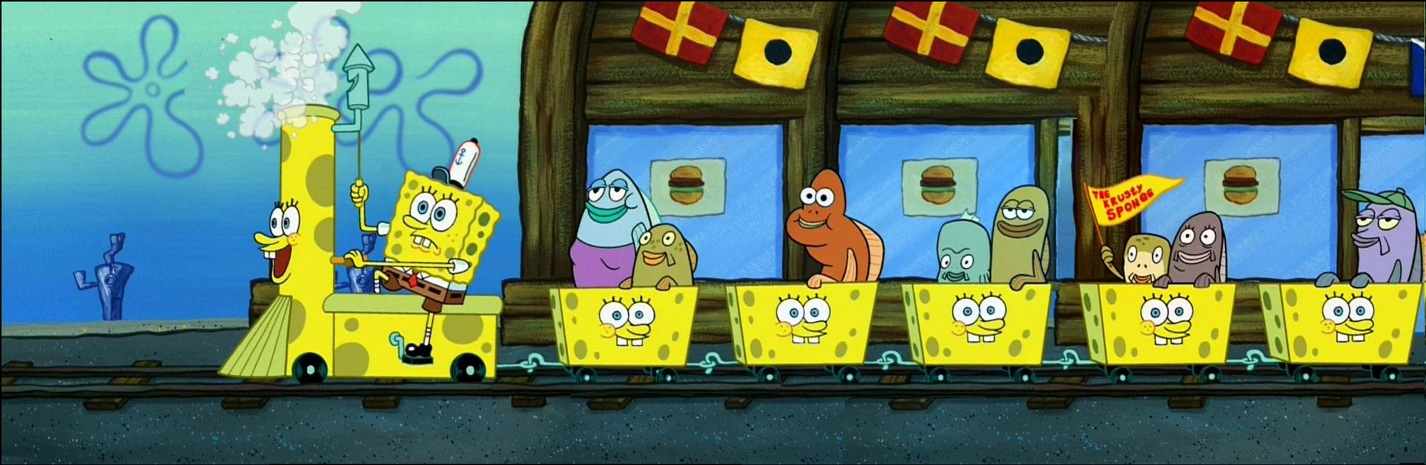 The Krusty Sponge Fun Train Encyclopedia SpongeBobia Fandom powered