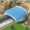 Búsqueda un túnel a través de las Montañas