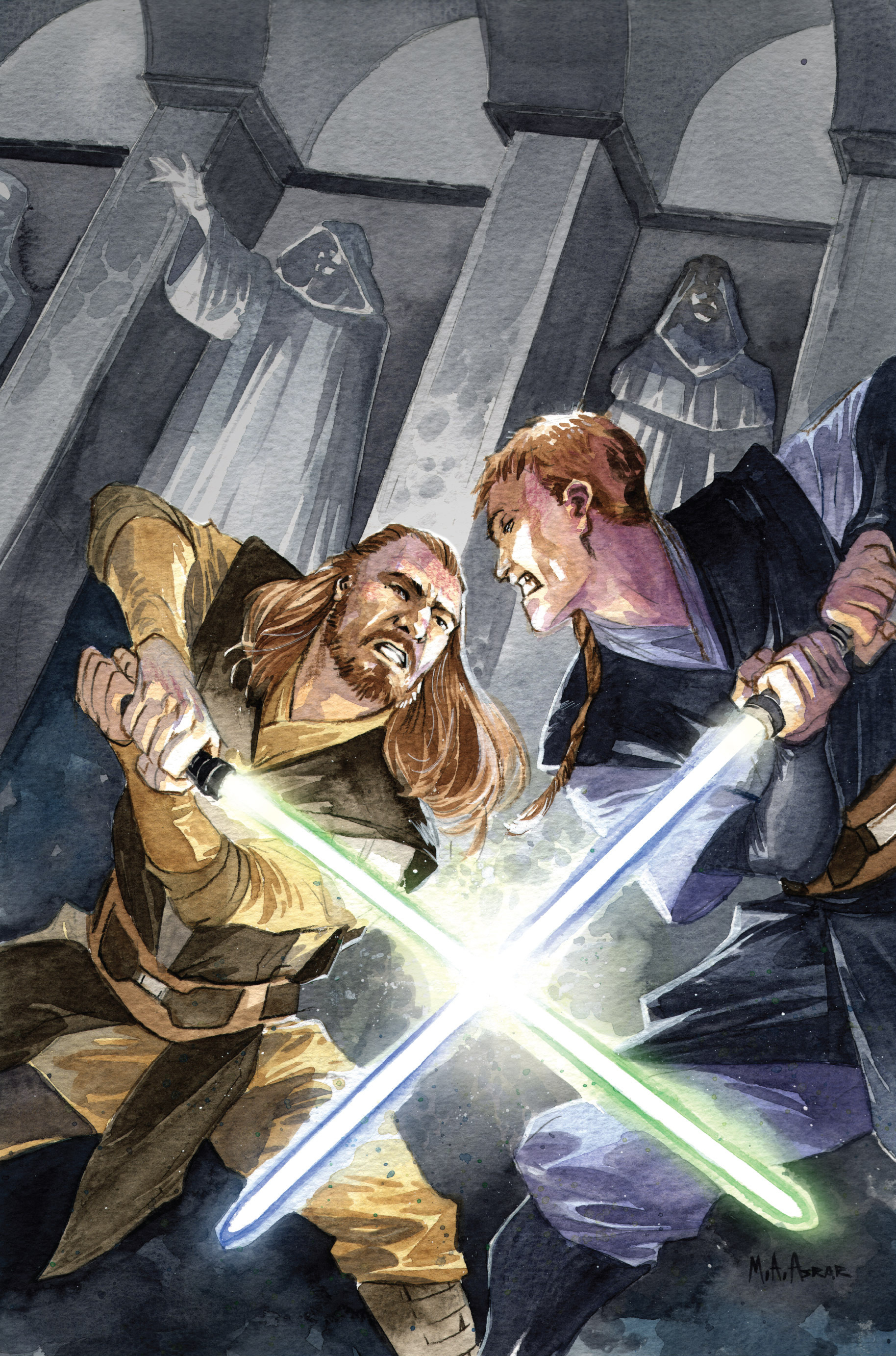 Qui-Gon Jinn & Obi-Wan Kenobi vs Darth Zannah - Battles - Comic Vine