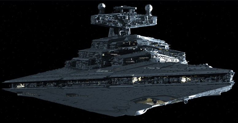 Featured in a lot of games - Imperial II Class Star Destroyer, kinda like Booster Terrik