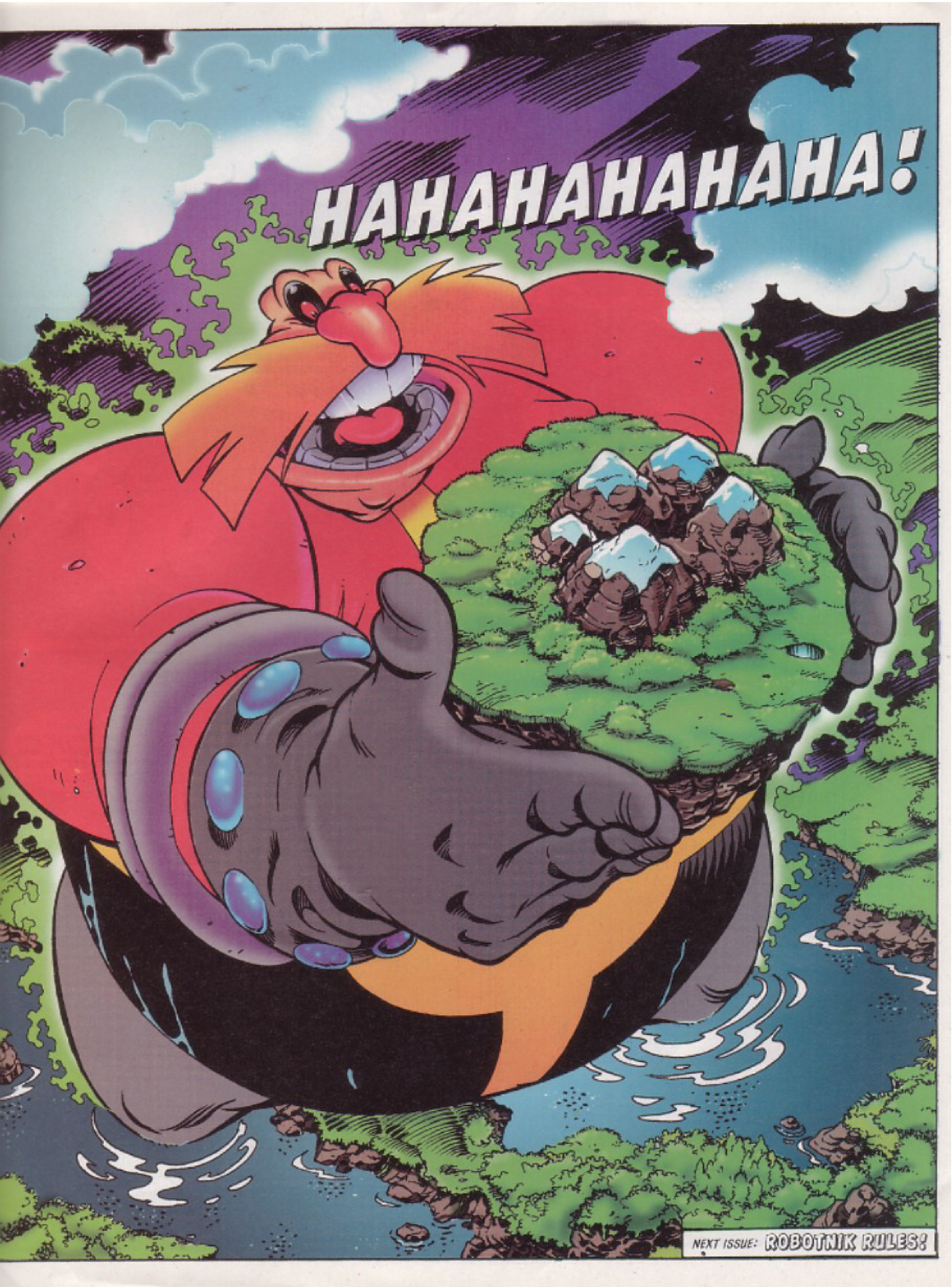 I love how Sonic is such a huge jerk in the Fleetway Comics : r