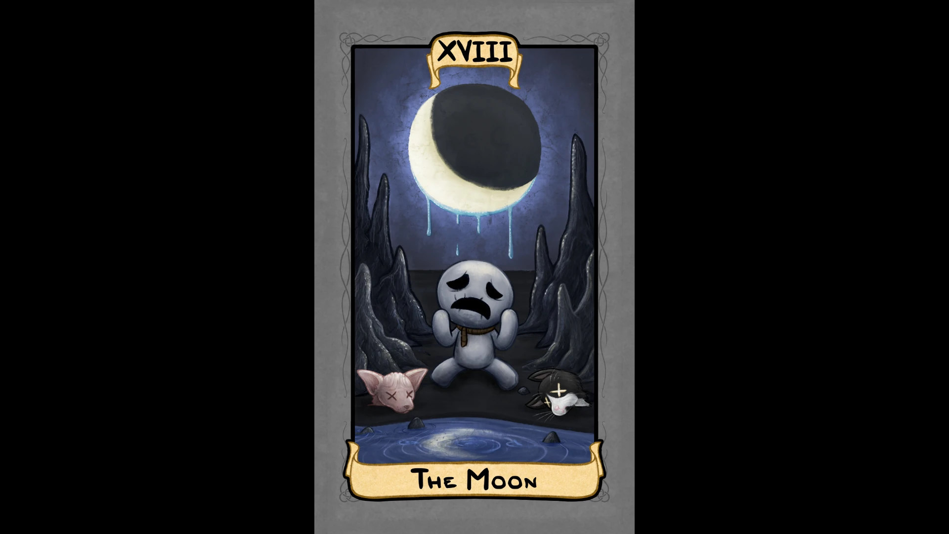 The Binding of Isaac Rebirth XVIII The Moon Steam Trading Cards