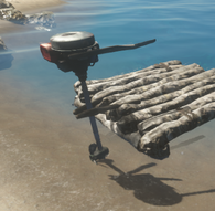 Can be attached to a wooden Raft for extra speed!