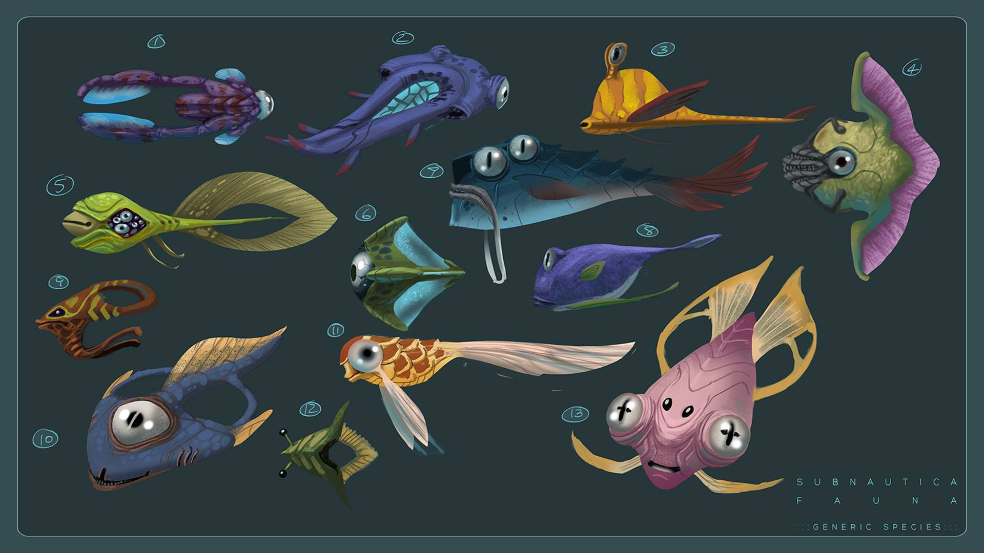 Image - Fauna Concept Art.jpg | Subnautica Wiki | FANDOM powered by Wikia