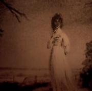 Typical woman in white