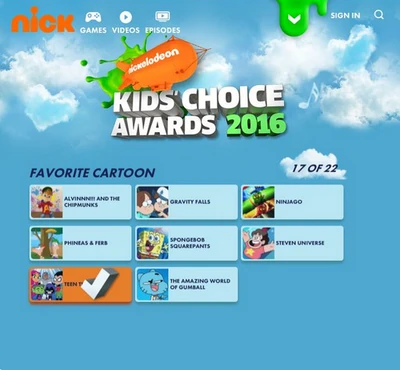 KCA 2016 Nominations