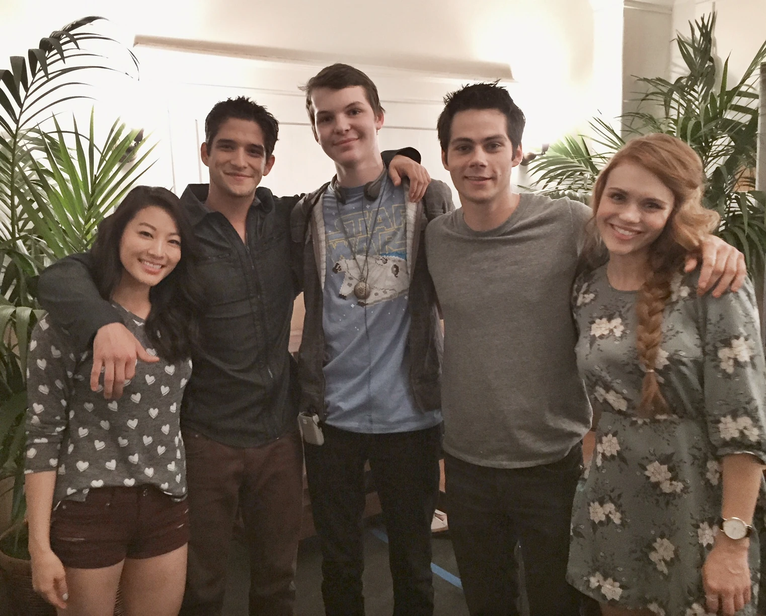 Image Teen Wolf Season 5 Behind the Scenes Arden Cho Matt Lynch Dylan