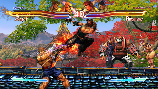 File:800px-Hwoarang attacking Sagat - Street Fighter X Tekken.jpg