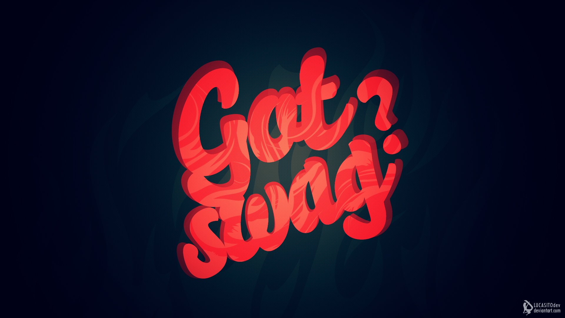 Image - Typography-swag-blue-background-HD-Wallpapers.png | House of