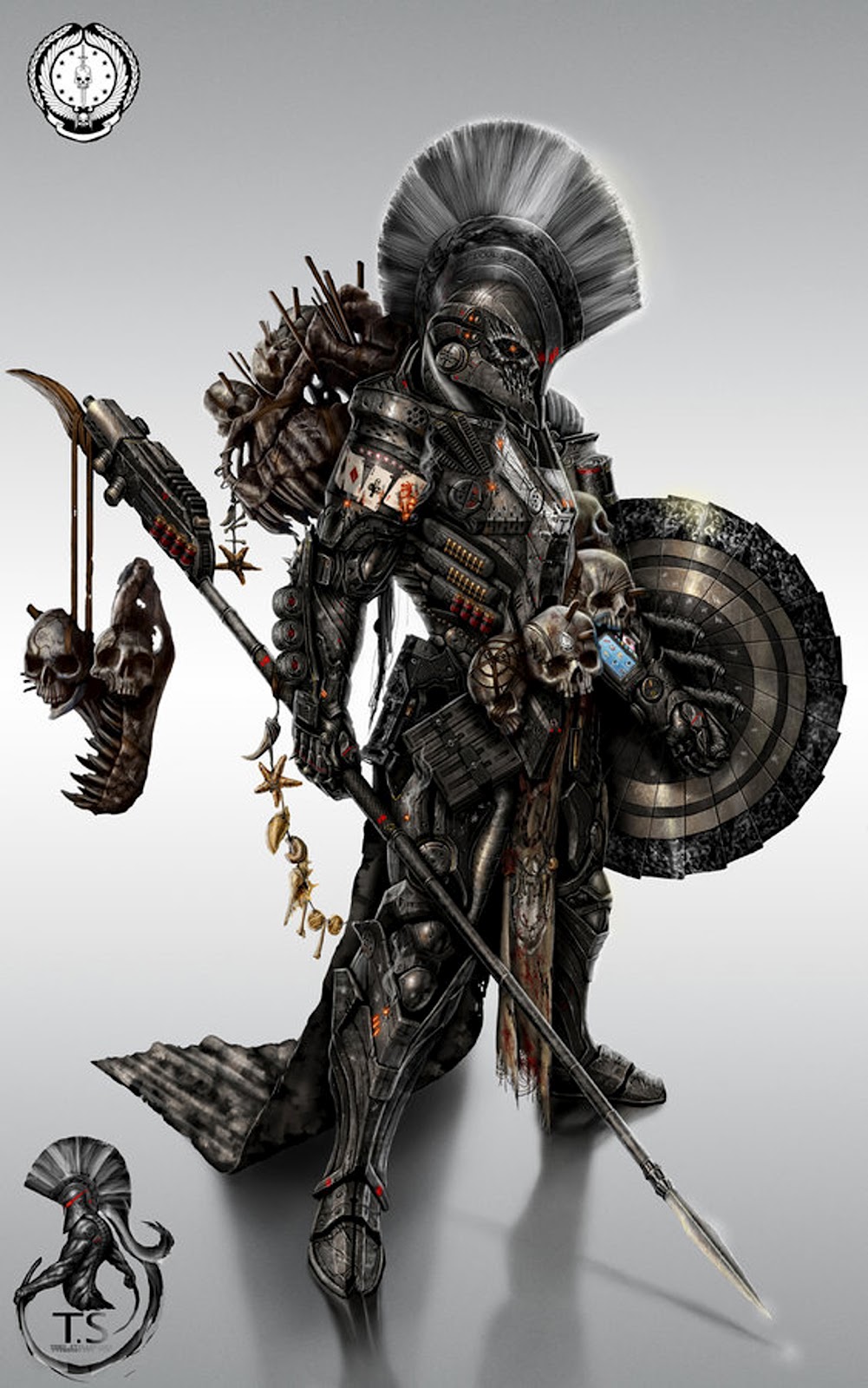 Humanity's Greatest Mecha Warrior System Image - Roman centurion futuristic mecha mech costume sci fi fantasy