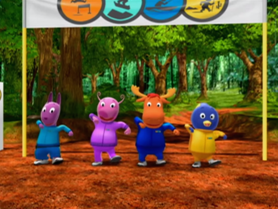 the backyardigans race to the tower of power the backyardigans race to the tower of power