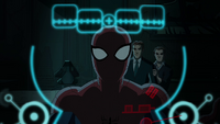 Spider-Man in Iron Man's sight