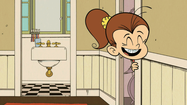 Image - S1E05A Luan laughing.gif | The Loud House ...