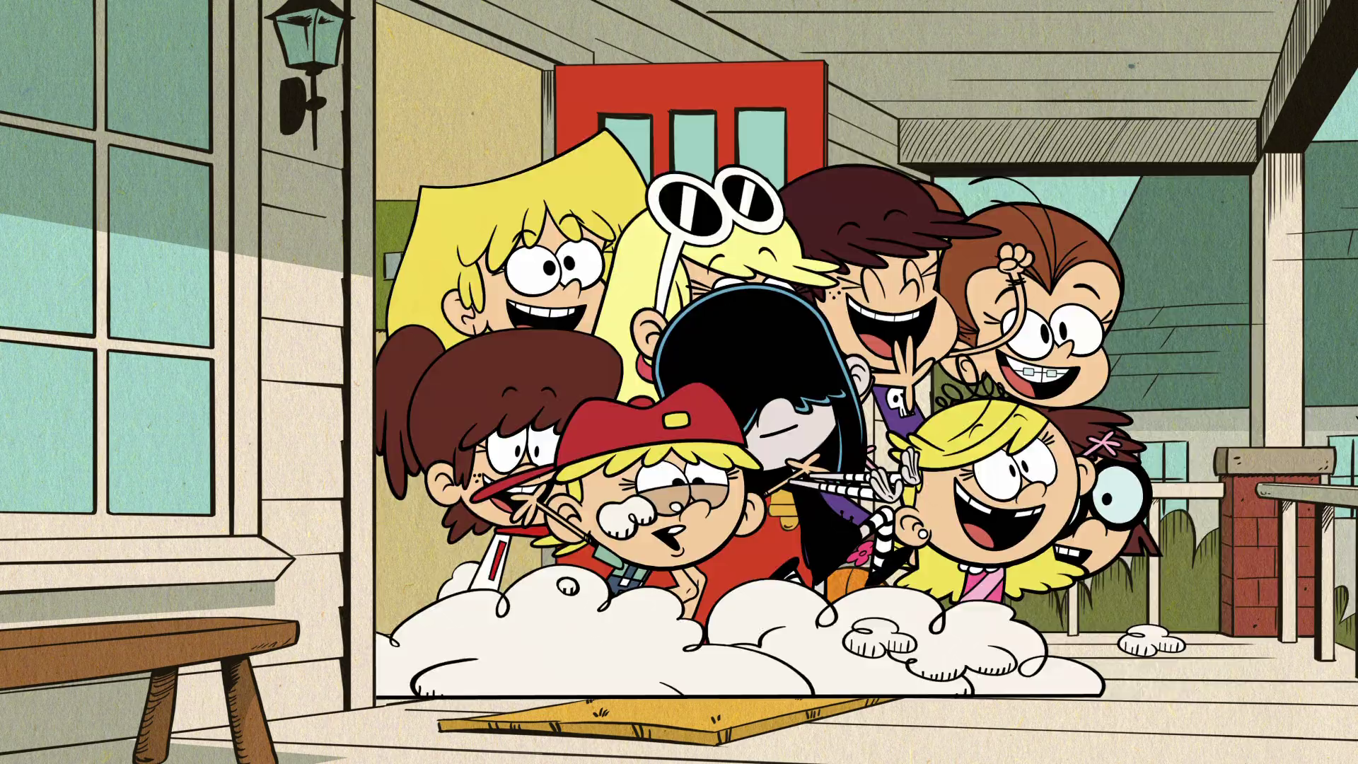 Image  S1E16B Girls charging out.png  The Loud House Encyclopedia