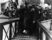 Harold Bride being carried up ramp cph.3b31920