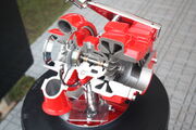 Turbocharger - sectioned - IMG 7746