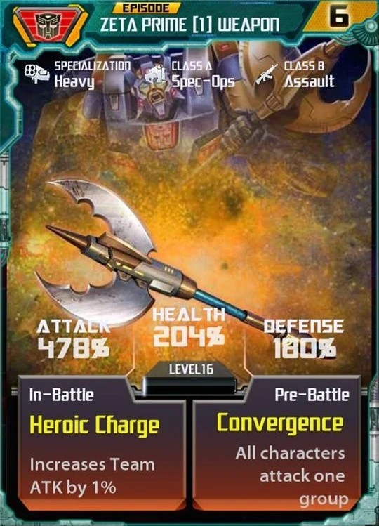 Zeta Prime (1) Weapon Transformers Legends Wiki Fandom powered by Wikia