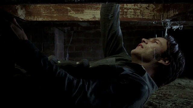 File:3x09 -bill wakes to find water dripping on him.jpg