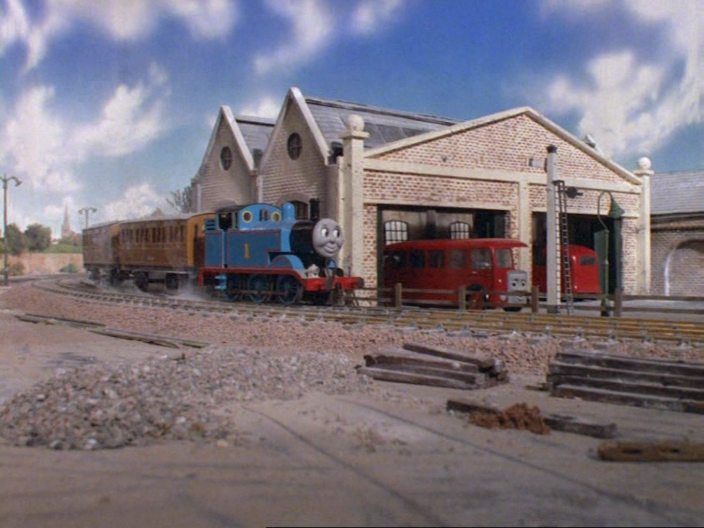 knapford bus yard thomas the tank engine wikia fandom